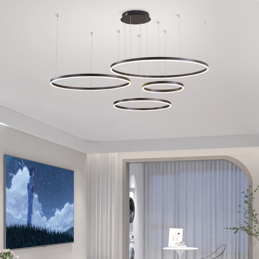 Triple Ring Chandelier