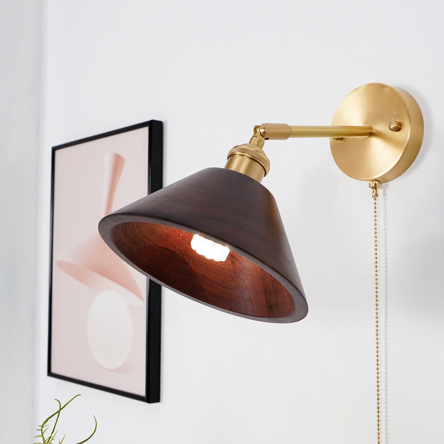 Uma Wood Wall Sconces