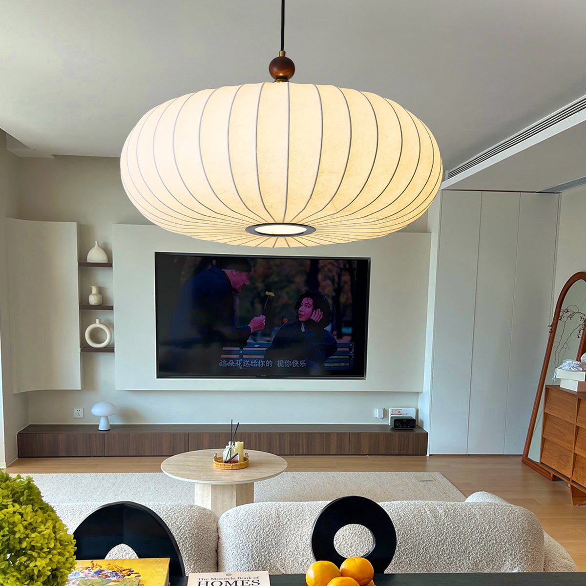 Valeria Silk Pendant Light