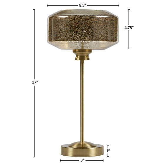 Valora Mercury Glass Table Lamp