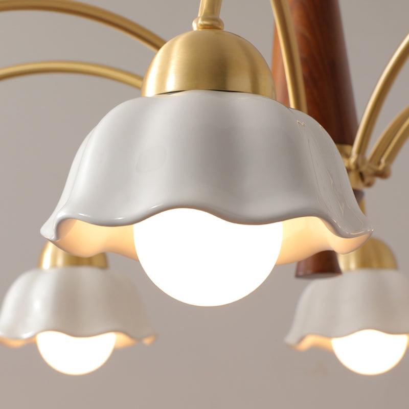 Vera Modern Brass Chandelier