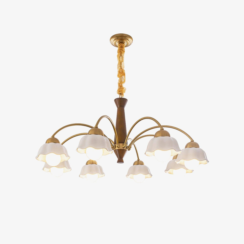 Vera Modern Brass Chandelier