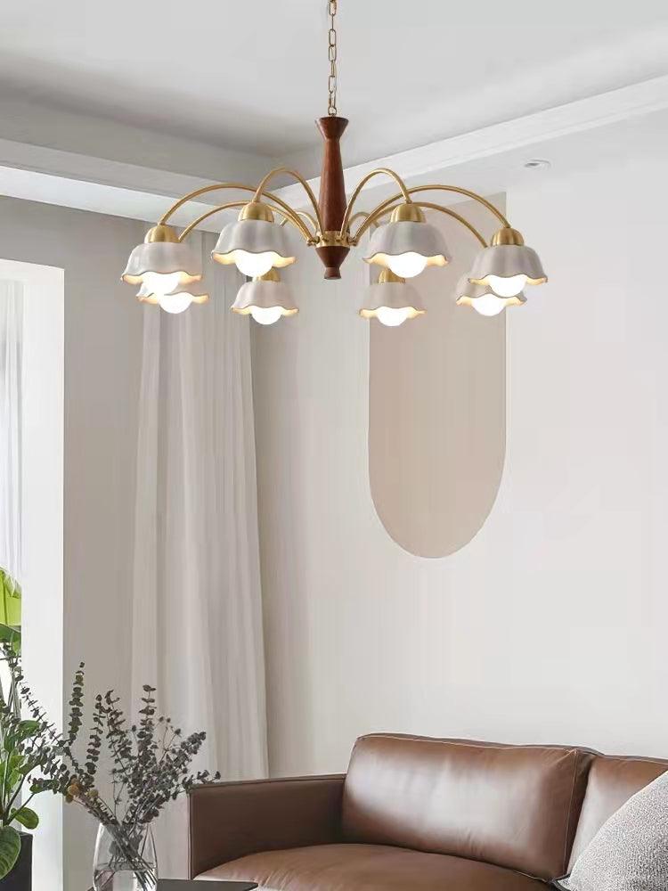 Vera Modern Brass Chandelier