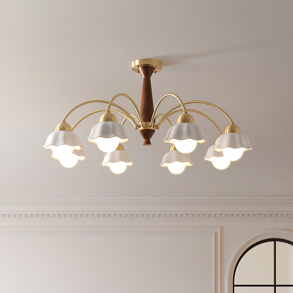 Vera Modern Brass Chandelier