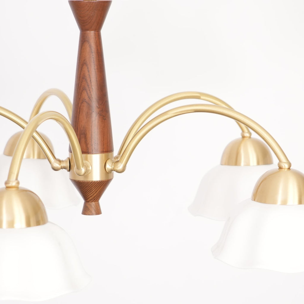 Vera Modern Brass Chandelier