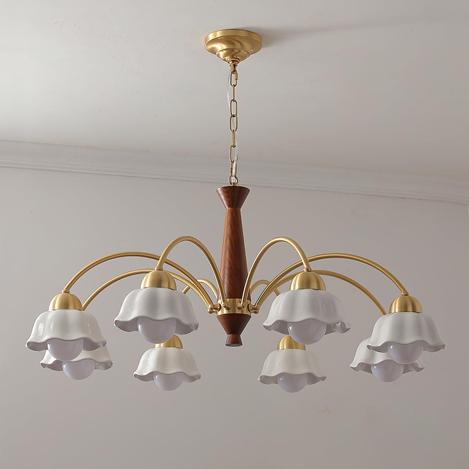 Vera Modern Brass Chandelier