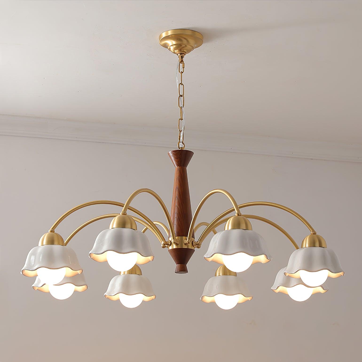 Vera Modern Brass Chandelier - ZozHome