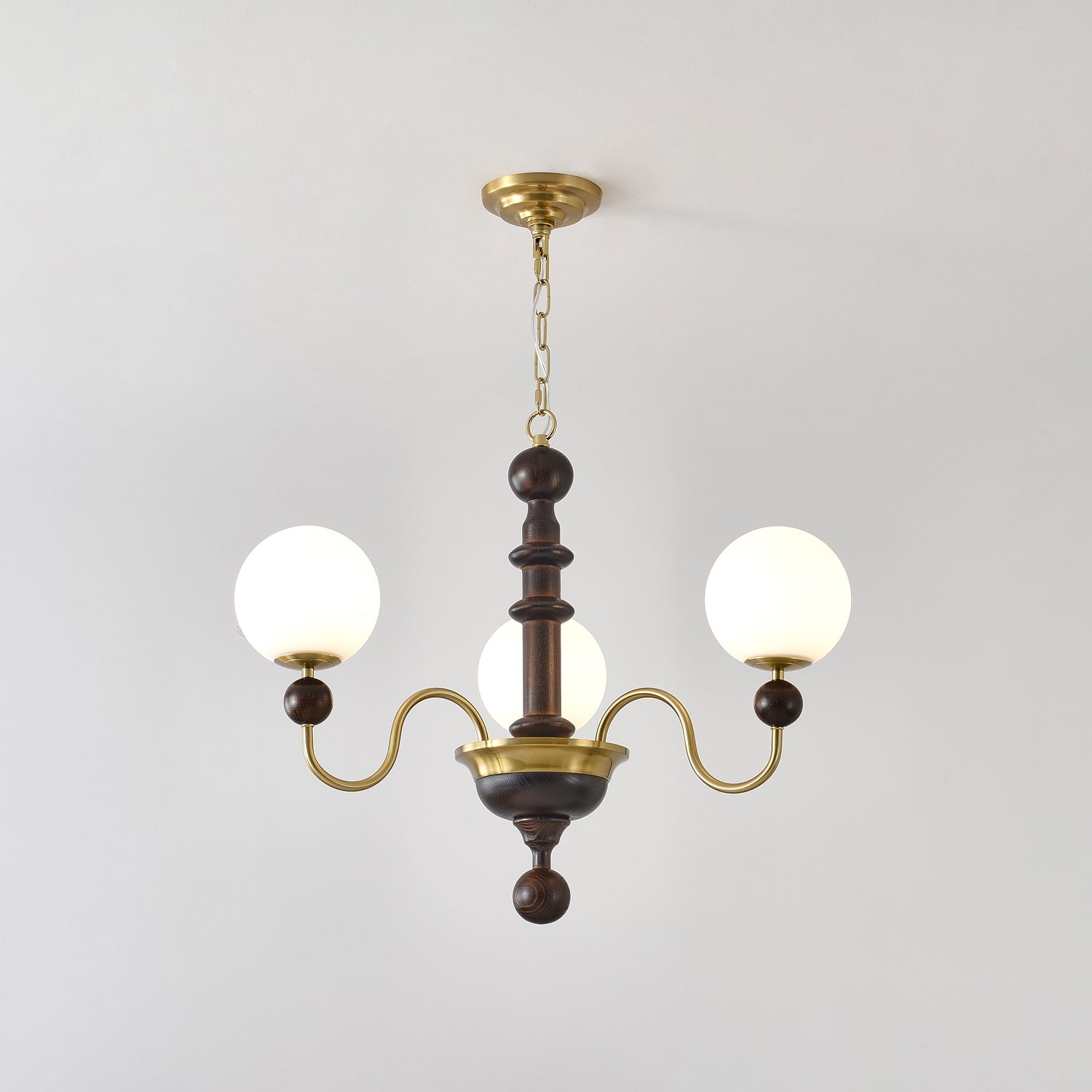Vintage Curved Sphere Chandelier - ZozHome