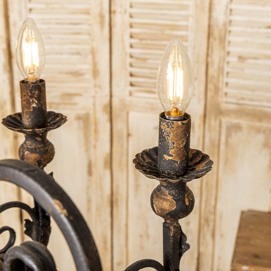 Vintage Elegance Candle Chandelier