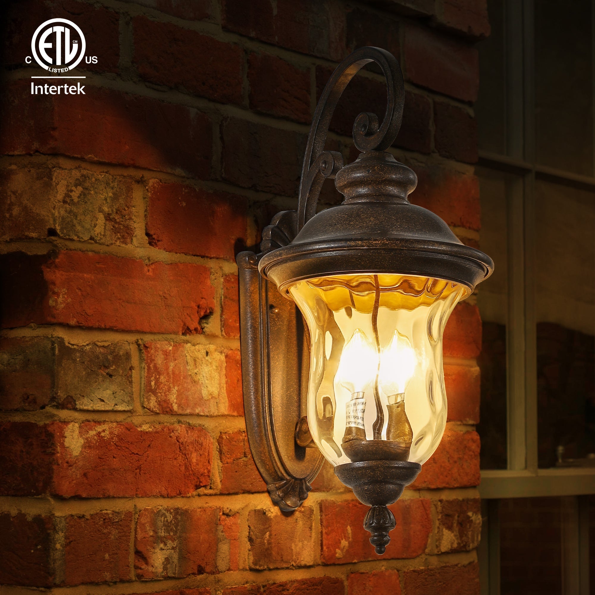 Vintage Outdoor Lantern Wall Light