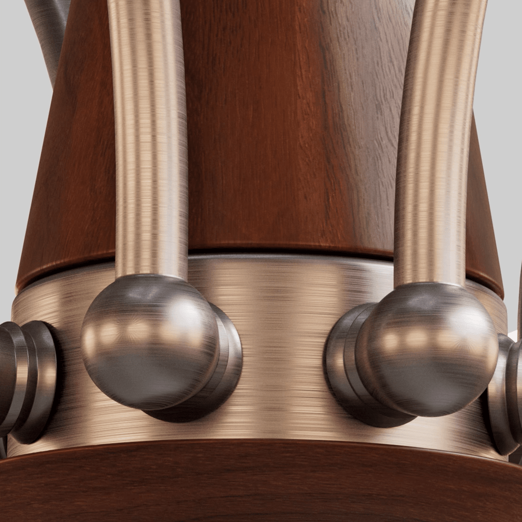 Vintage Persimmon Chandelier