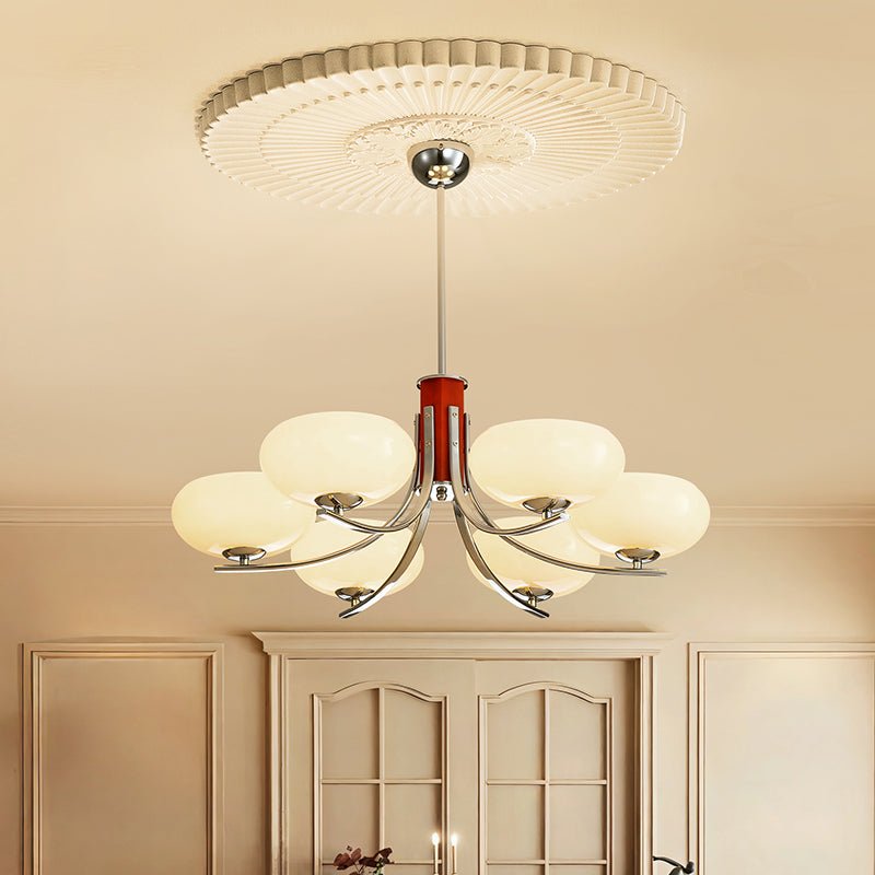 Vintage Pumpkin Chandelier