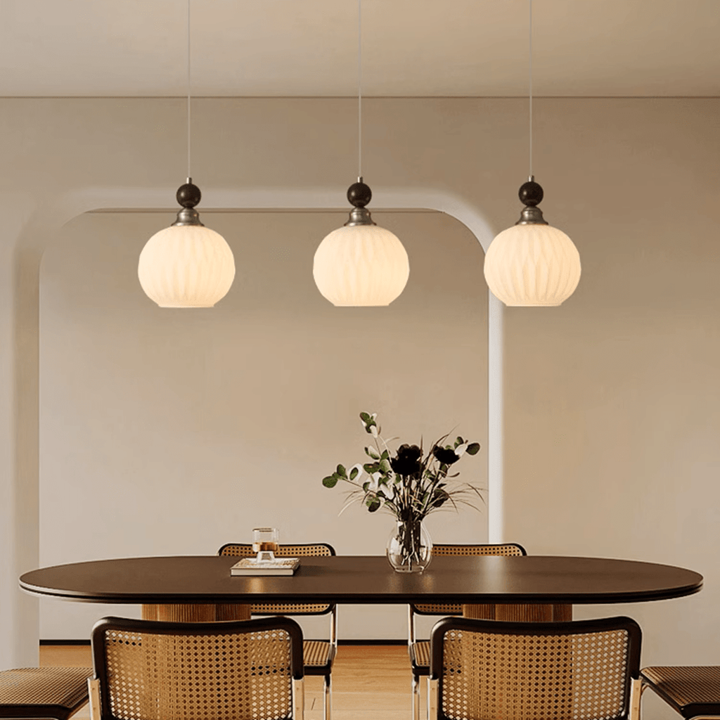 Vintage Pumpkin Pendant Light