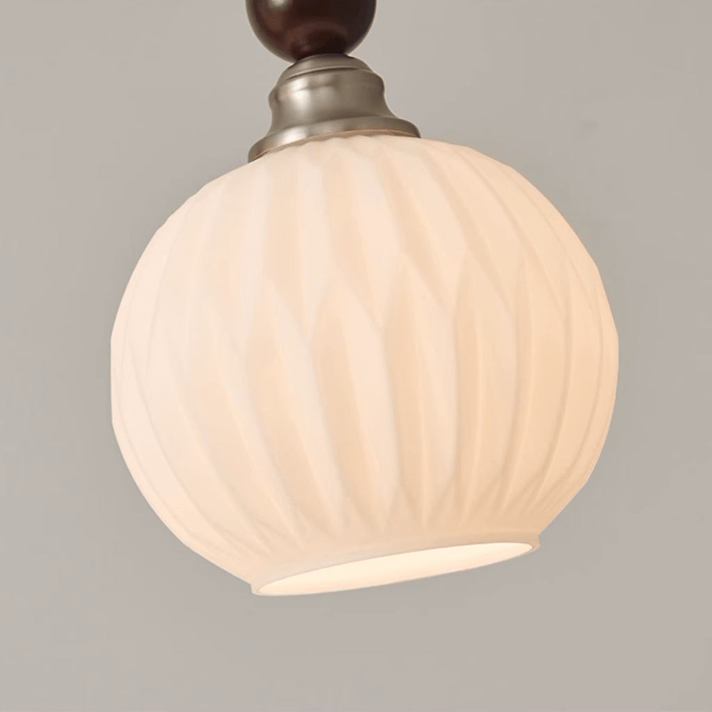 Vintage Pumpkin Pendant Light