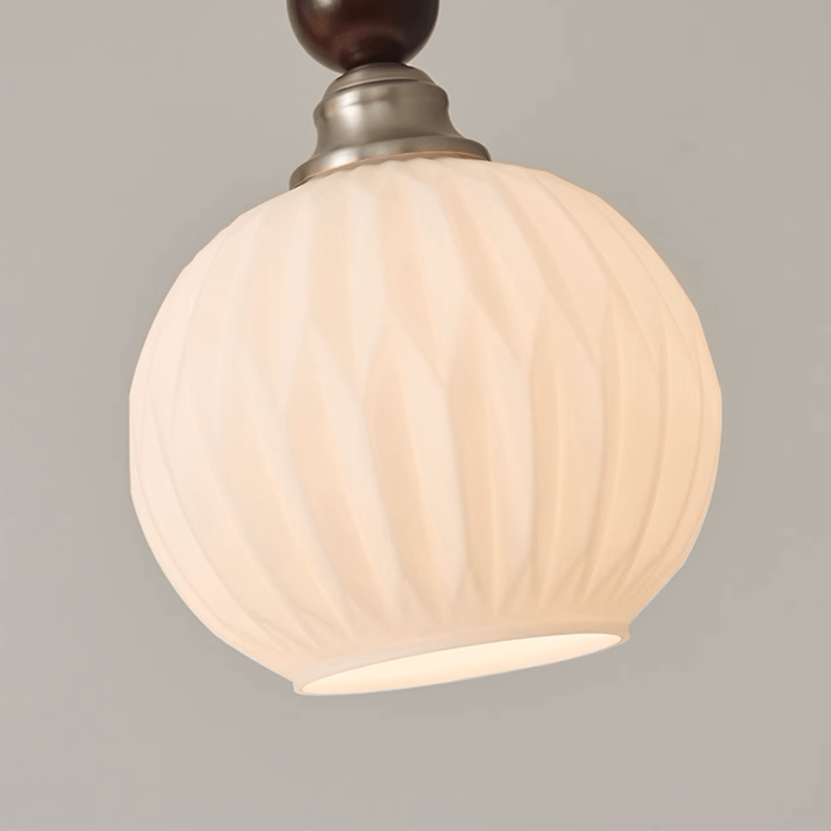 Vintage Pumpkin Pendant Light