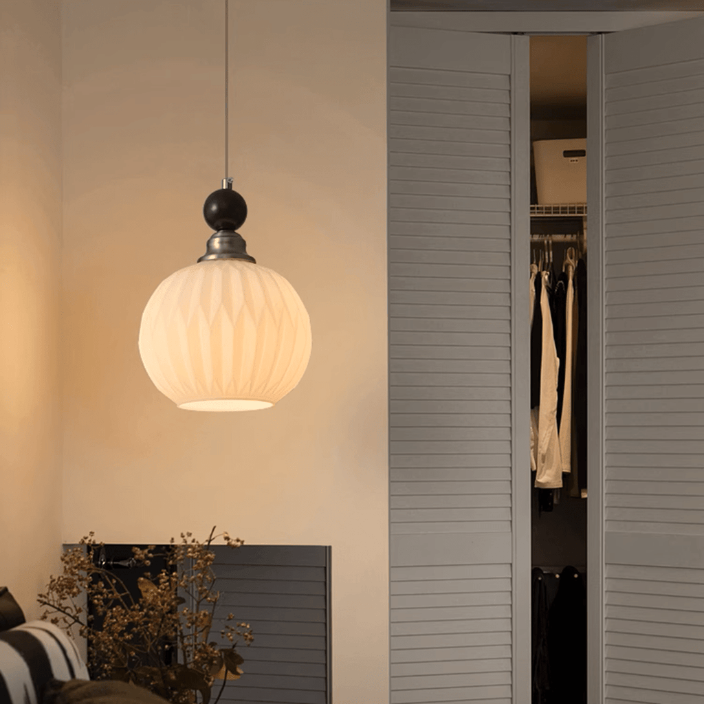 Vintage Pumpkin Pendant Light