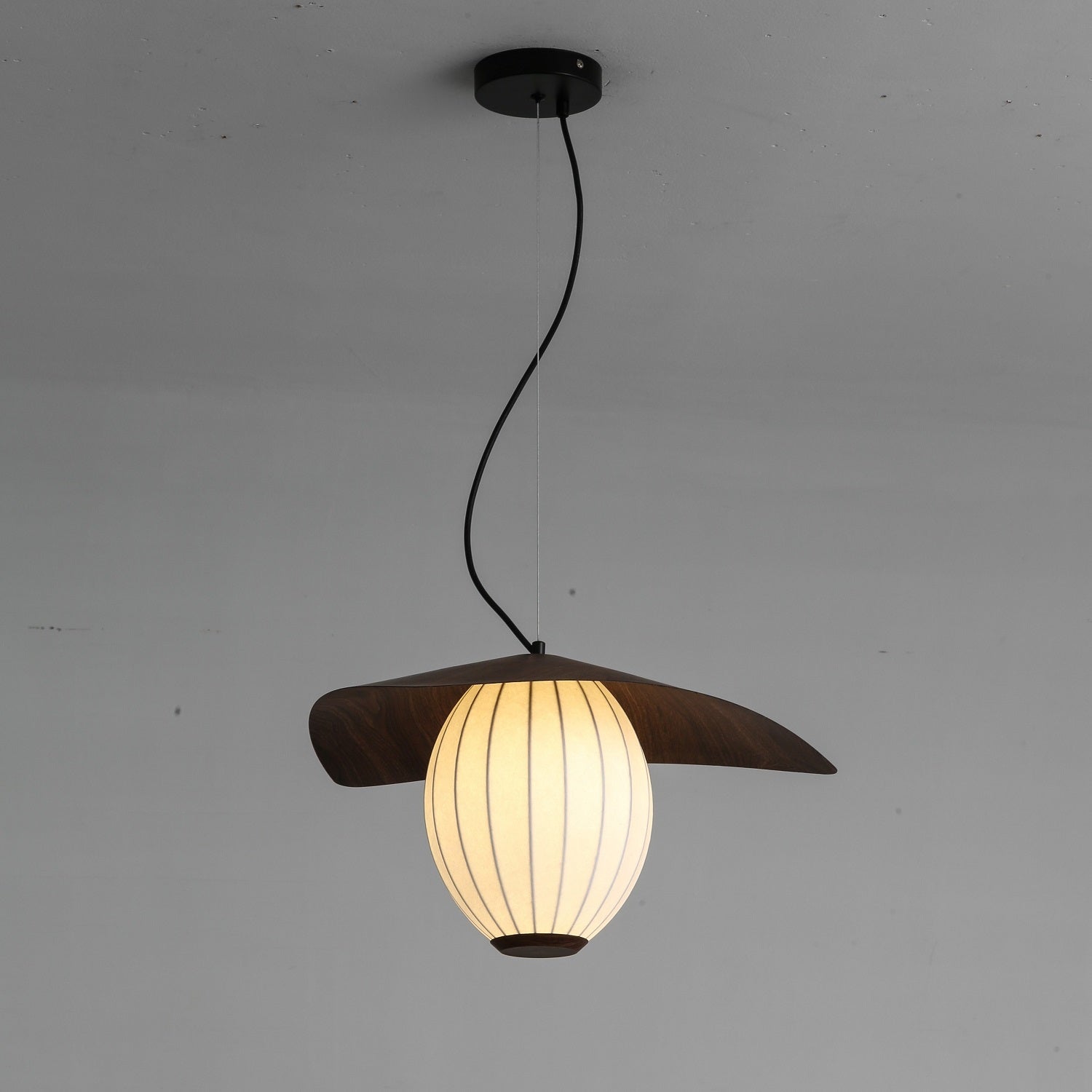 Walnut Pendant Light