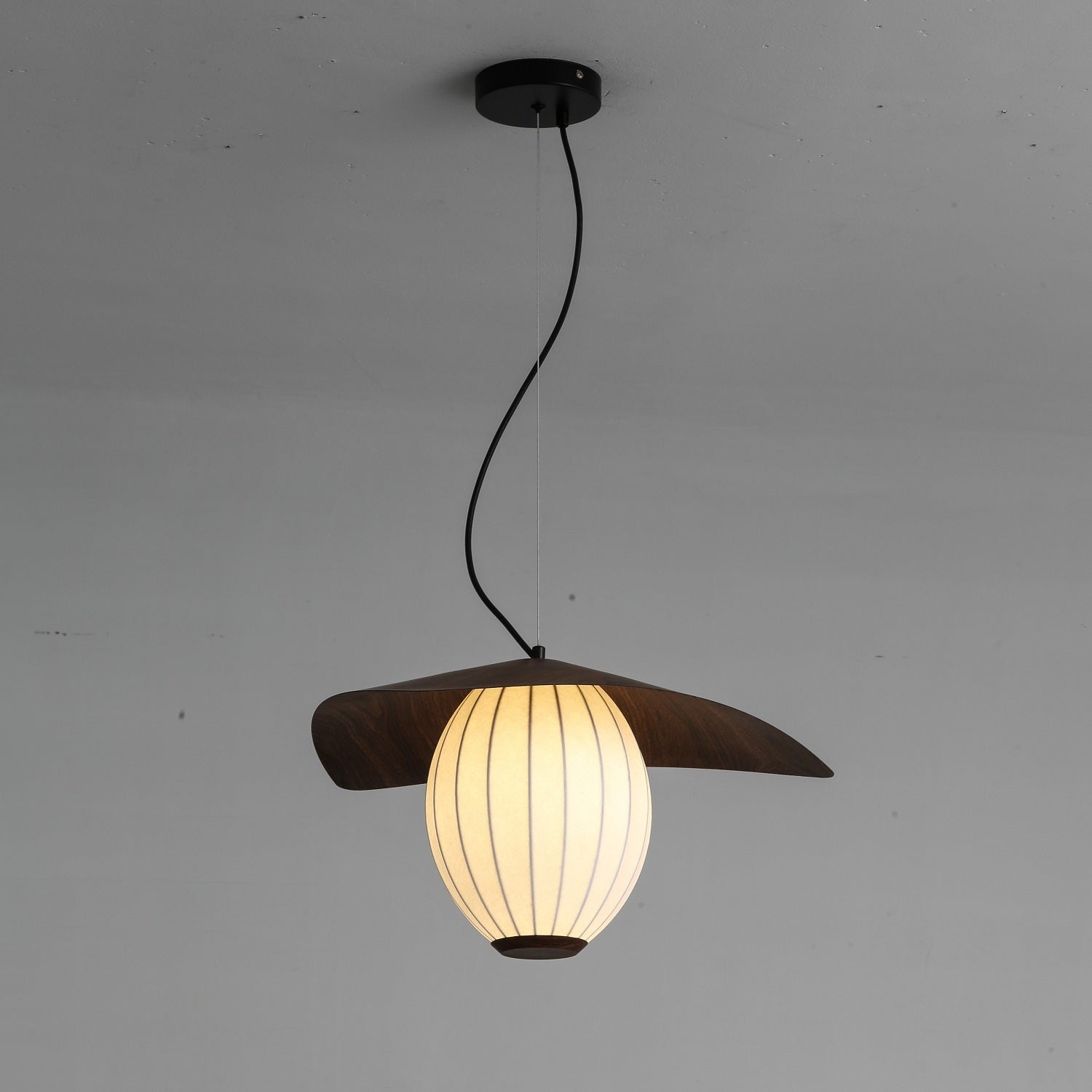 Walnut Pendant Light - ZozHome