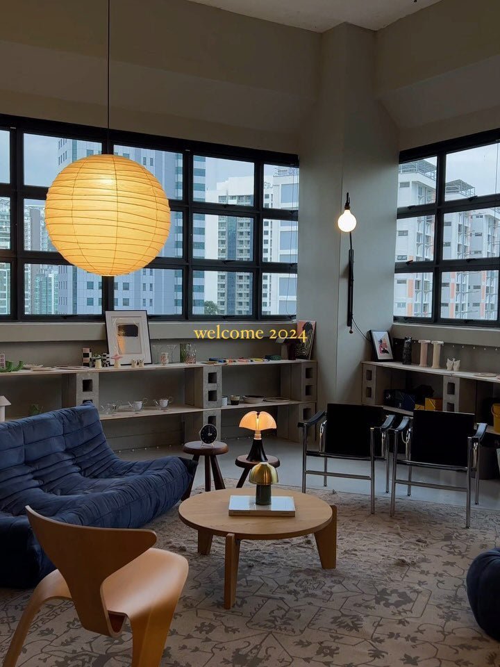 Washi Paper Pendant Light Model A