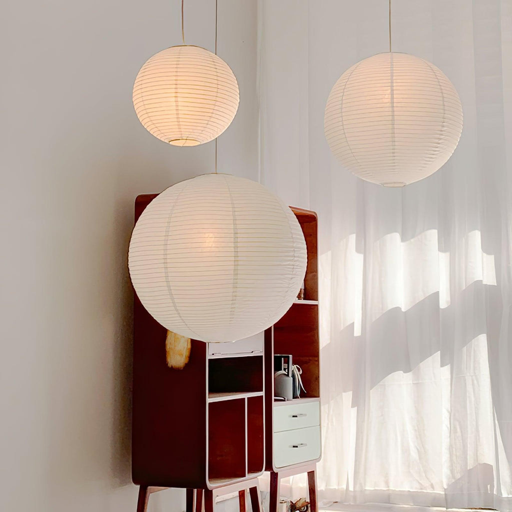 Washi Paper Pendant Light Model A