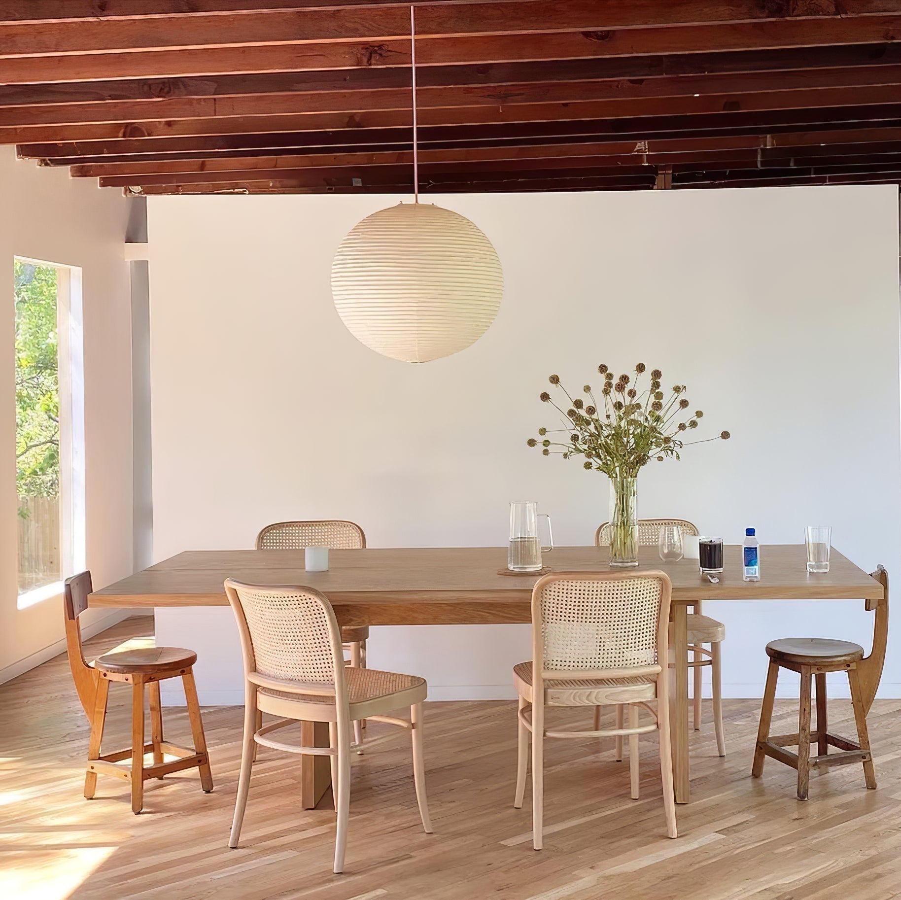 Washi Paper Pendant Light Model A