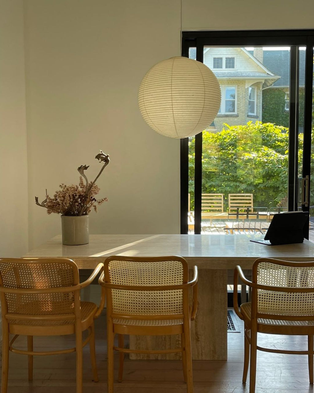 Washi Paper Pendant Light Model A