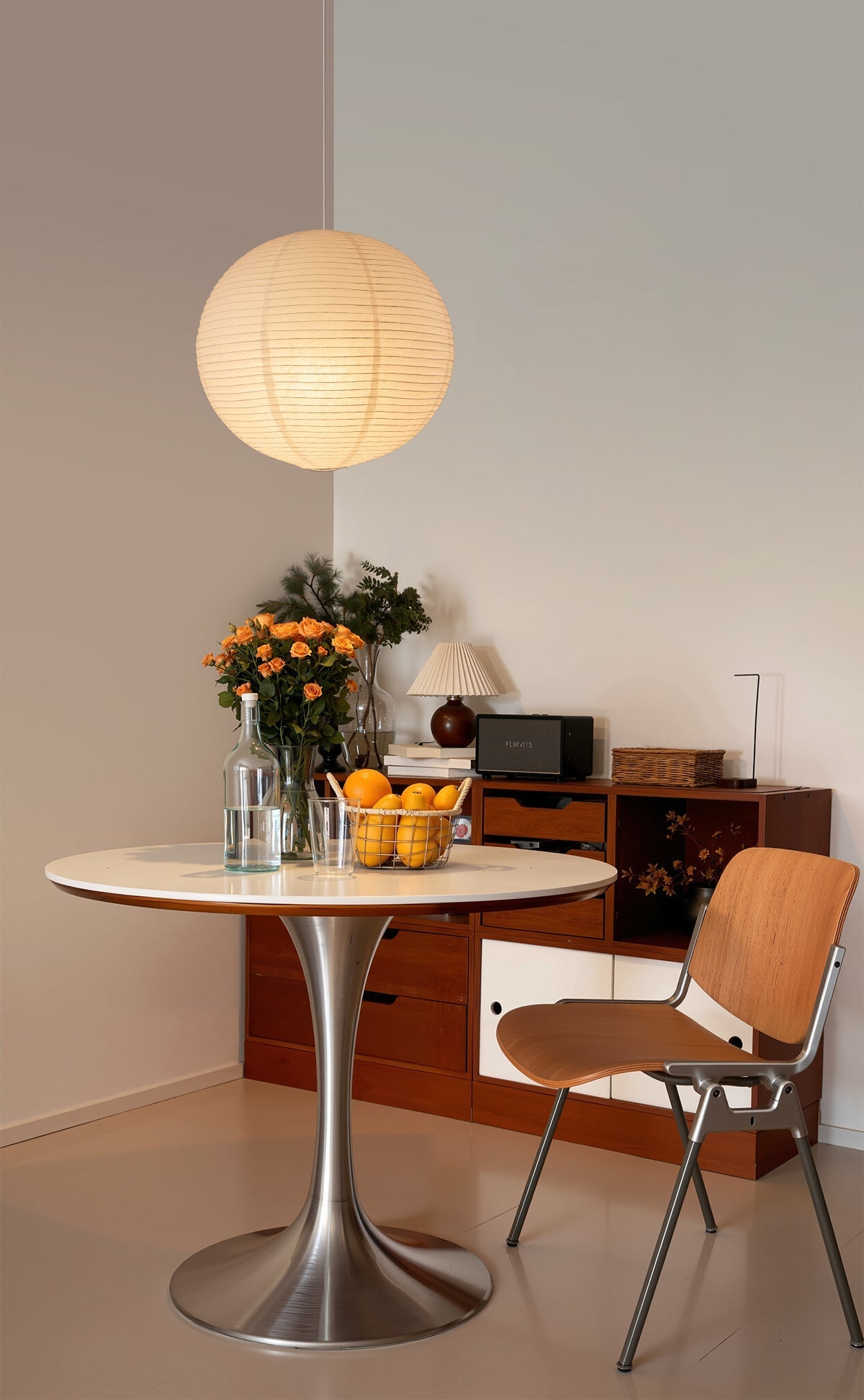 Washi Paper Pendant Light Model A