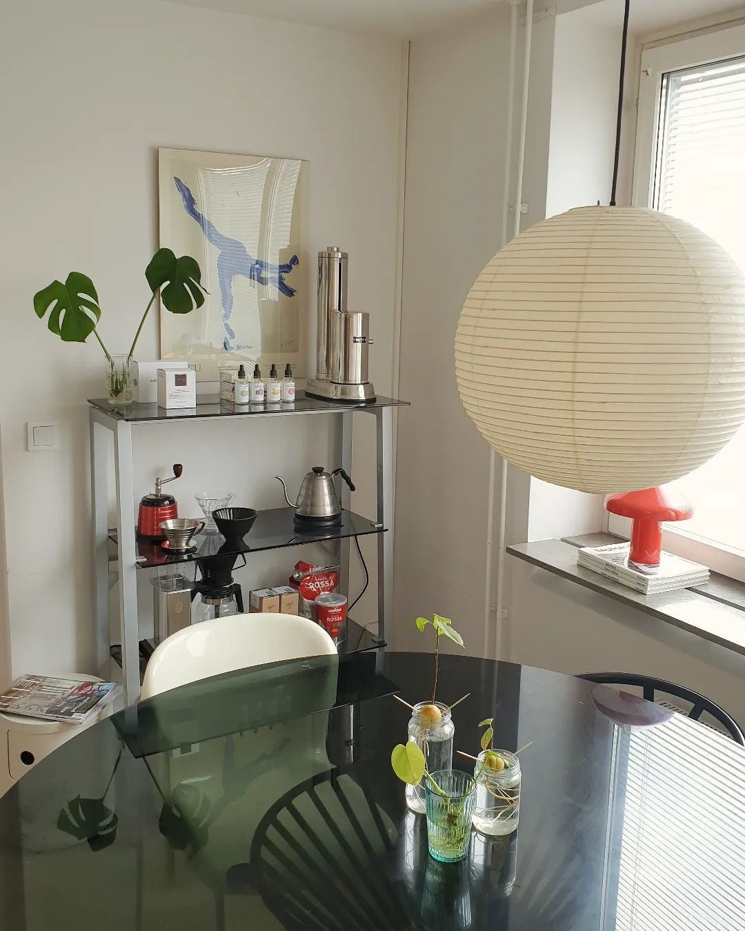 Washi Paper Pendant Light Model A