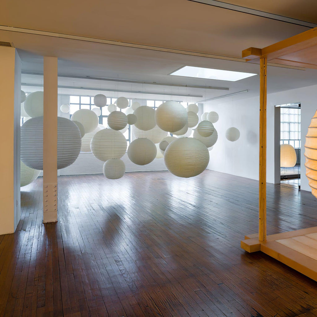 Washi Paper Pendant Light Model A