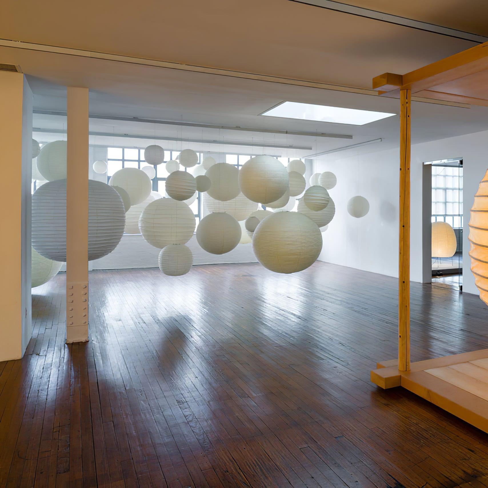 Washi Paper Pendant Light Model A