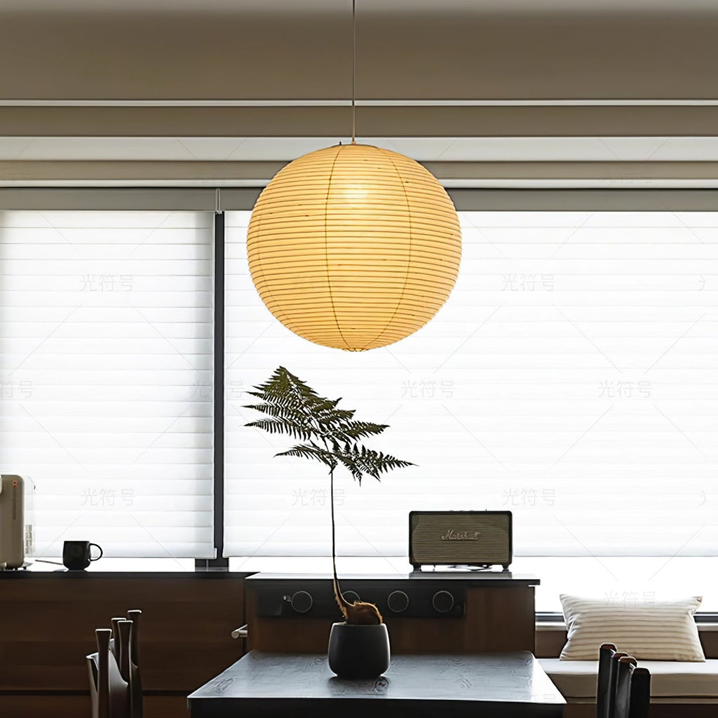 Washi Paper Pendant Light Model A