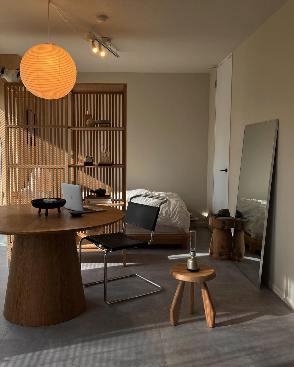 Washi Paper Pendant Light Model A