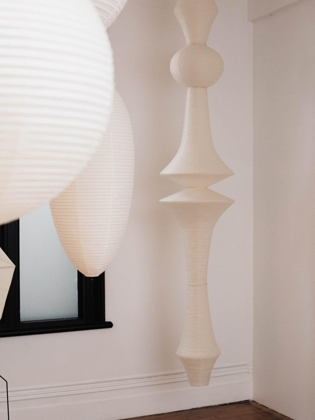 Washi Paper Pendant Light Model B