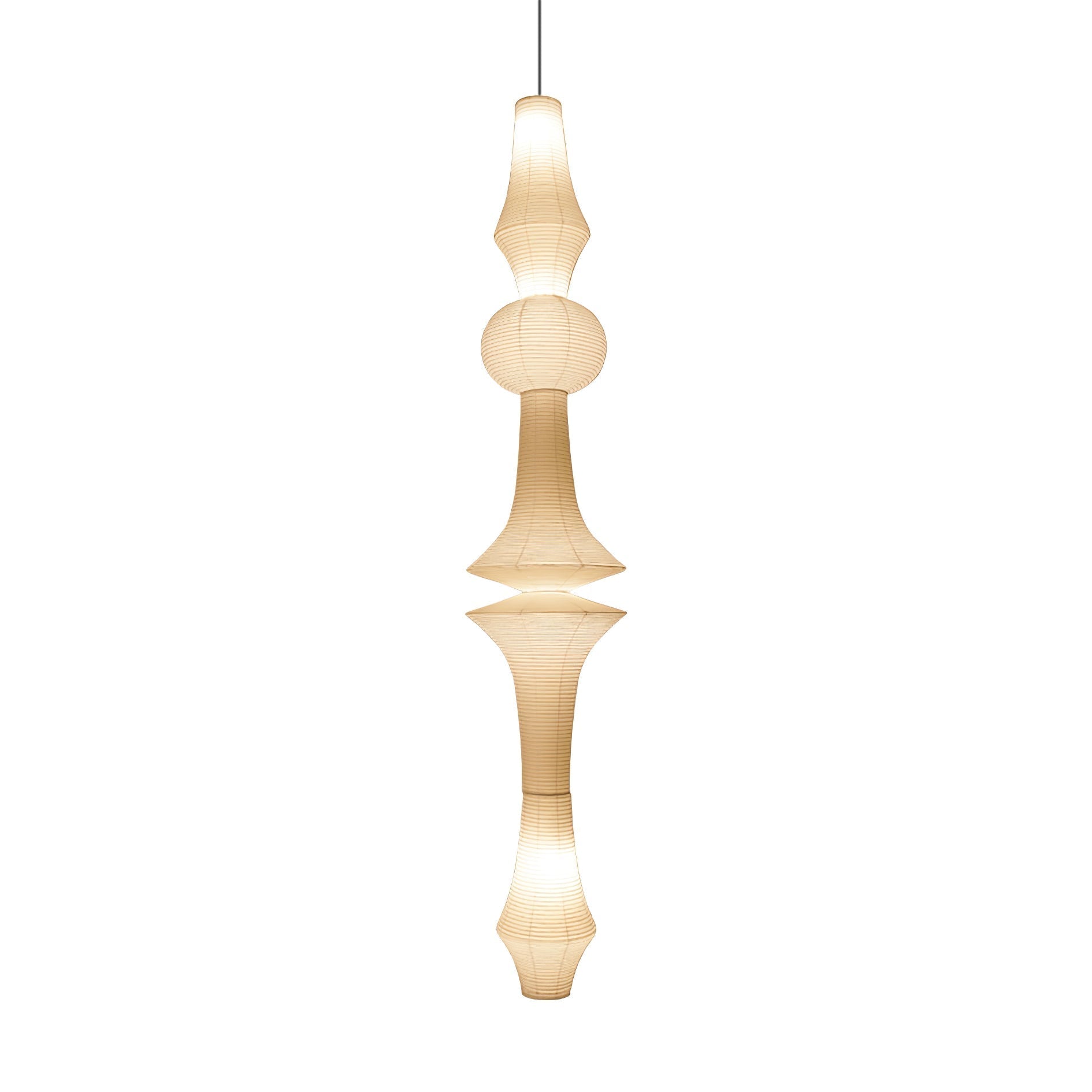 Washi Paper Pendant Light Model B