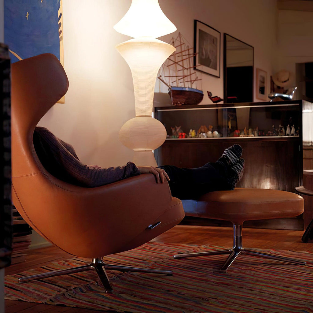 Washi Paper Pendant Light Model B