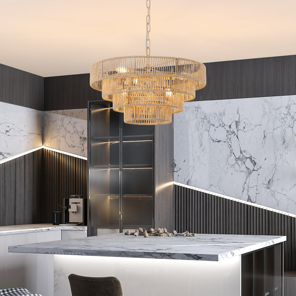 Willow Weave Chandelier