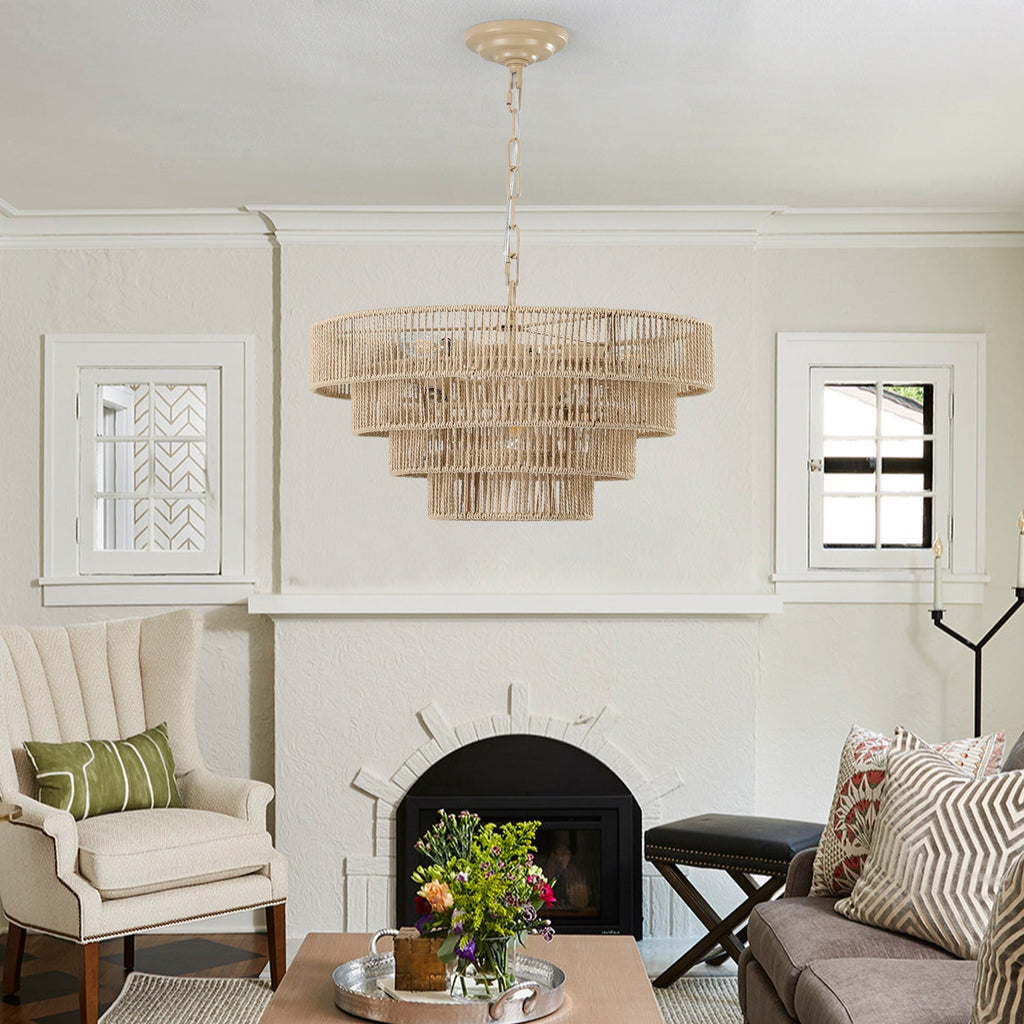 Willow Weave Chandelier