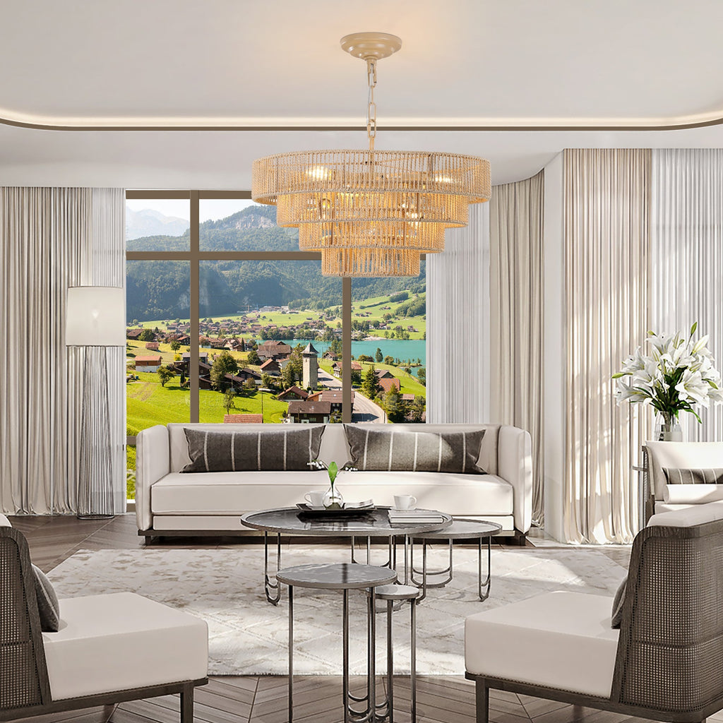 Willow Weave Chandelier