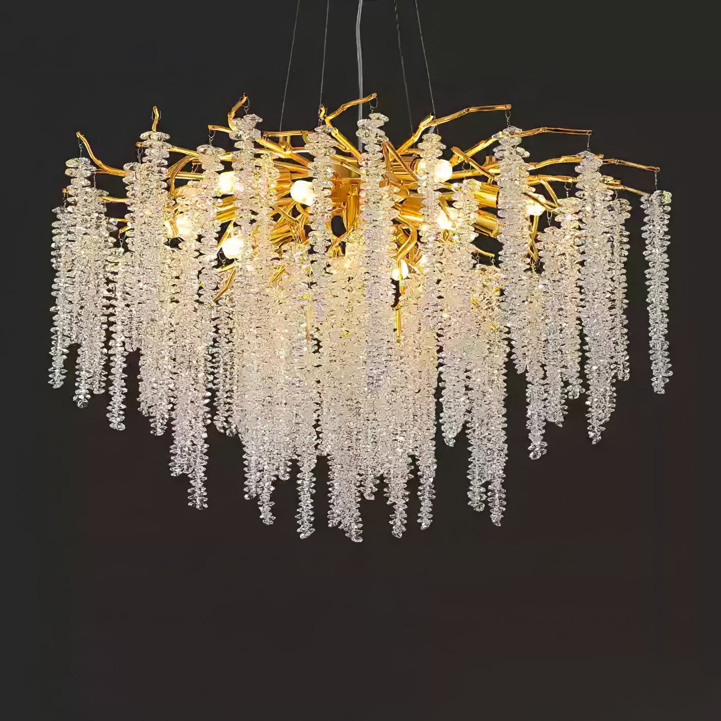 Wisteria Flower Crystal Chandelier