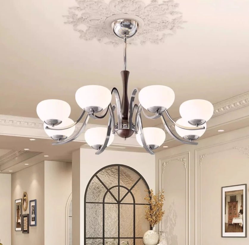 Wood Cotton Pendant Light