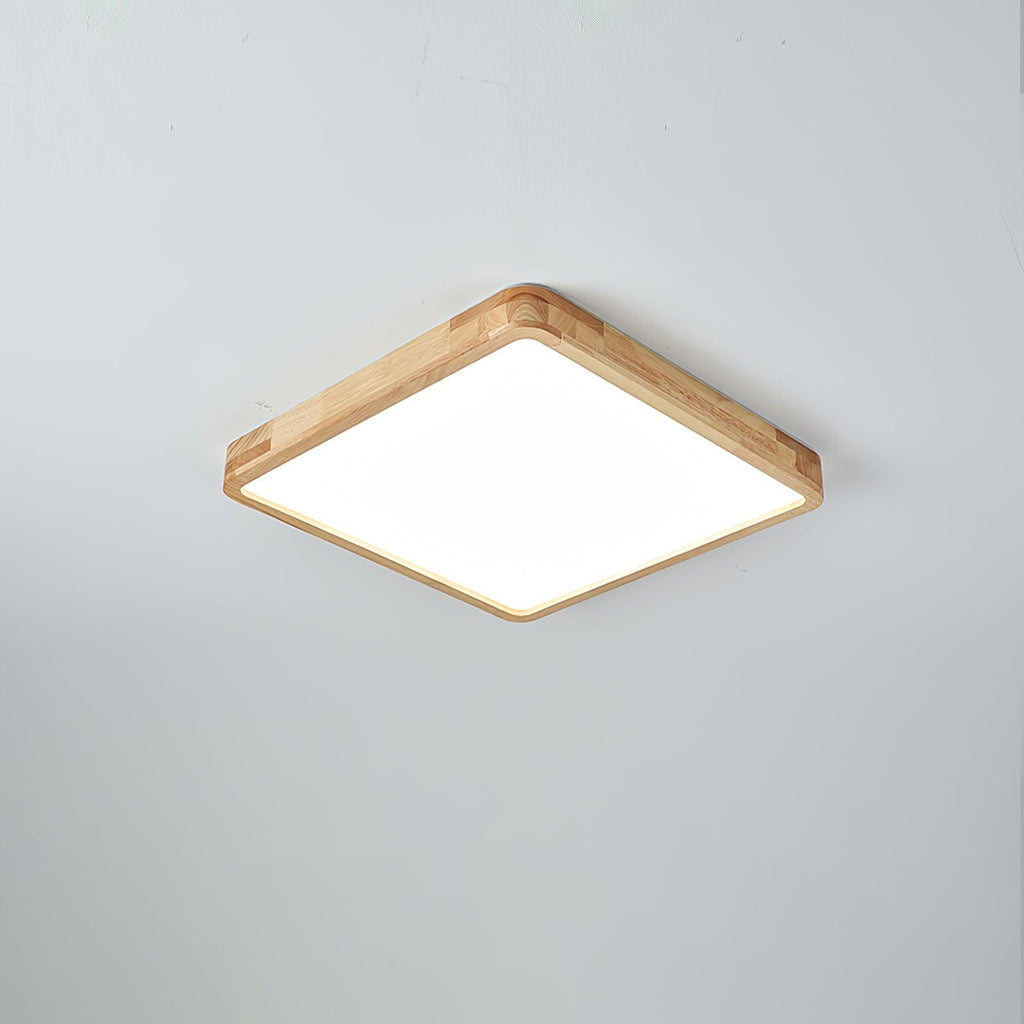 Wooden Geometric Ceiling Light