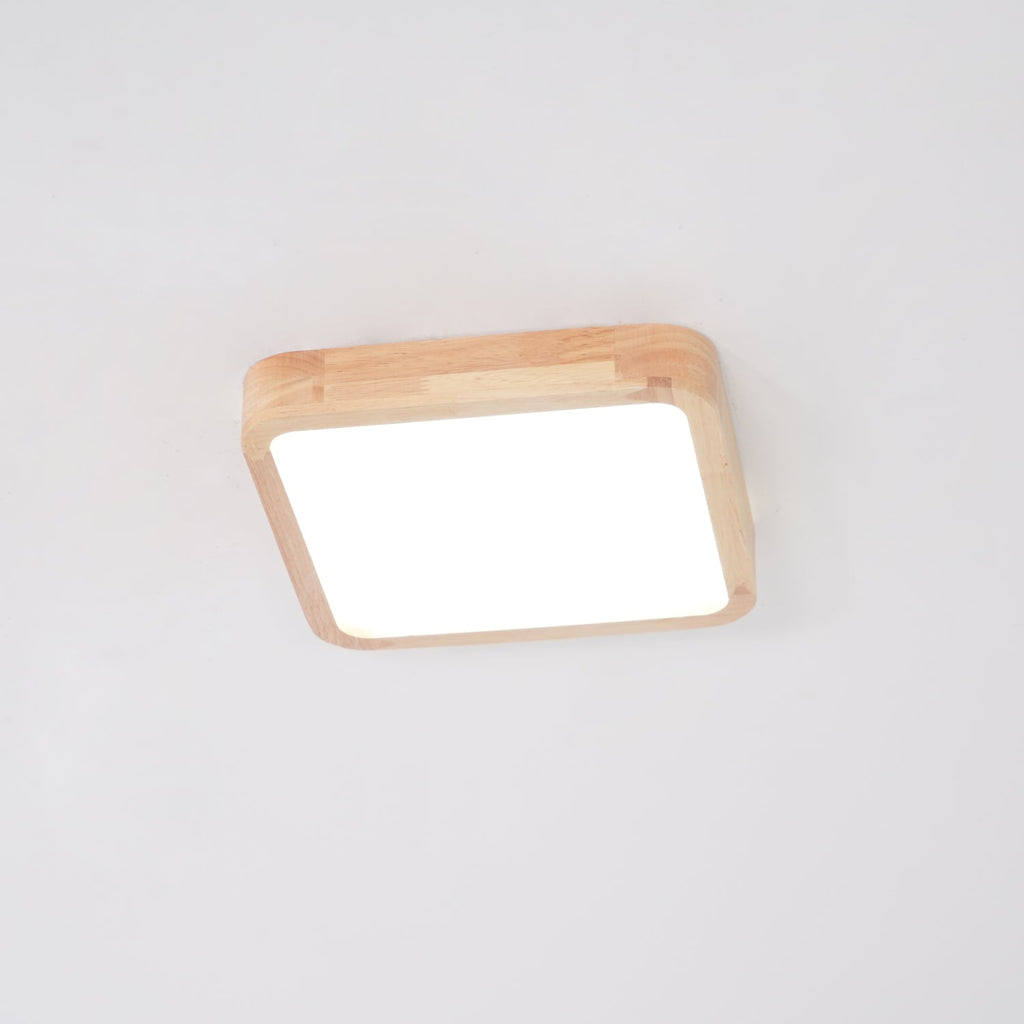 Wooden Geometric Ceiling Light