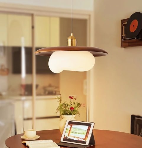 Wooden Orb Pendant Light - ZozHome